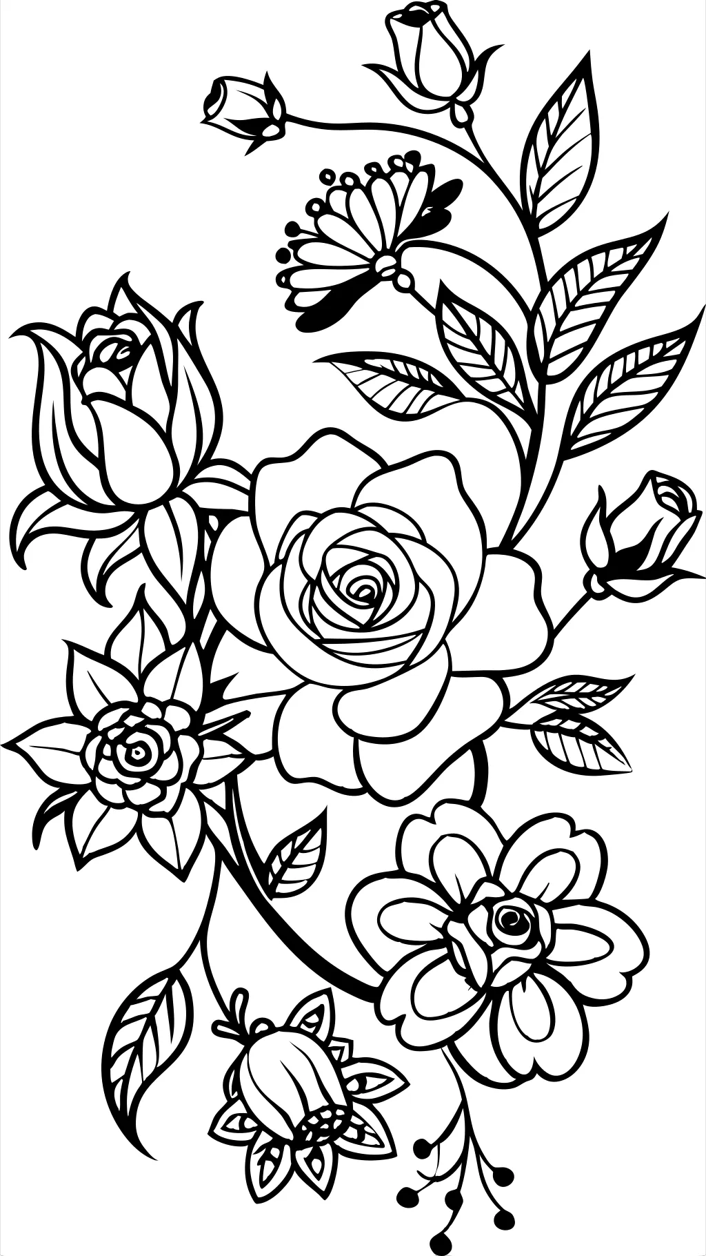 coloriages adultes imprimables fleurs